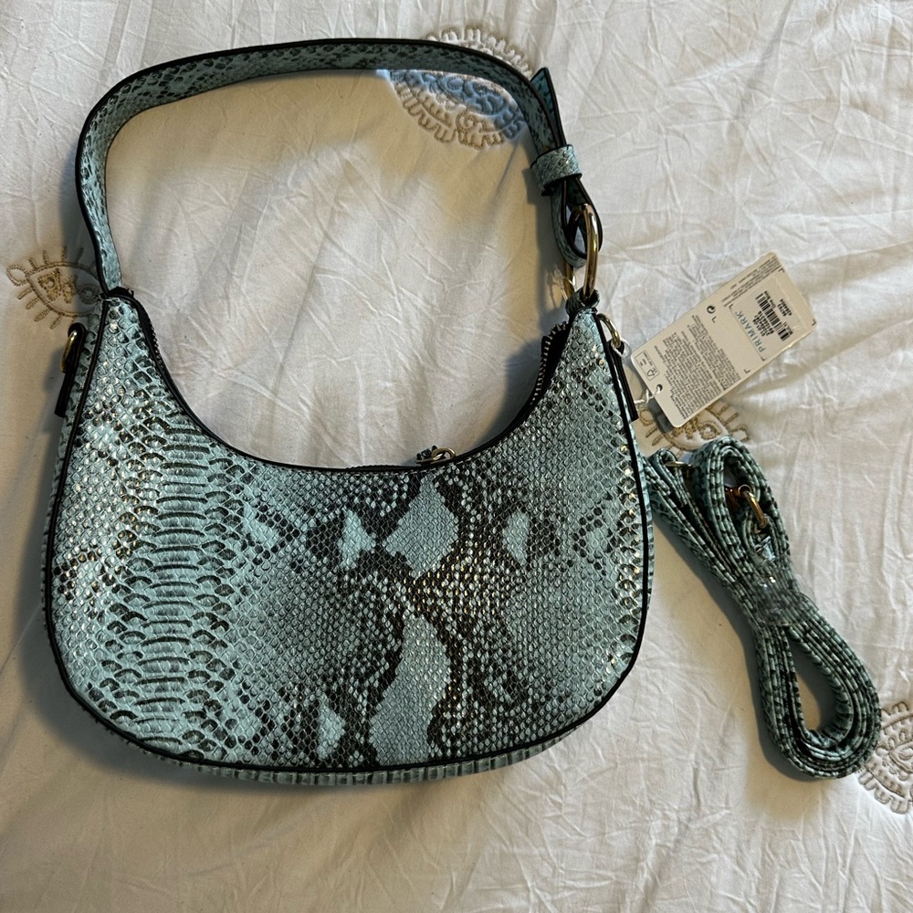 NWT - Snake Print Shoulder Bag